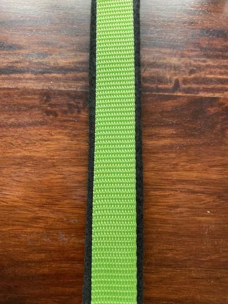 Welpenhalsband - grün/schwarz - 8 bis 15 Wochen